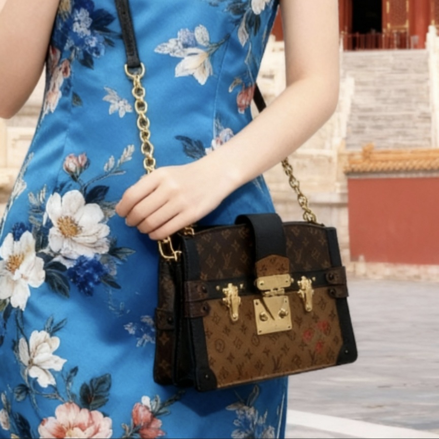 ルイ・ヴィトン　リバース　トランク ショルダーバッグ