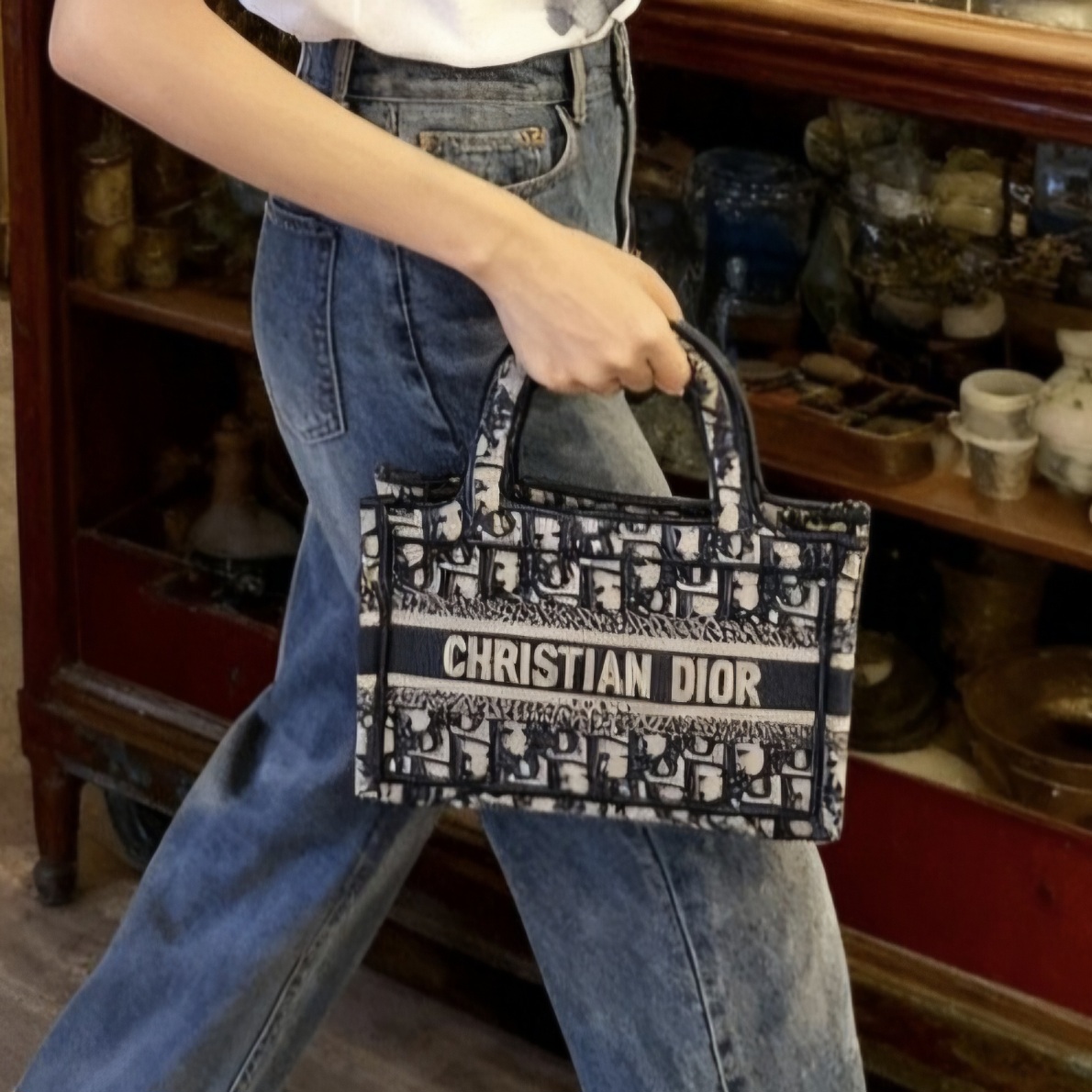 クリスチャン・ディオール　ブックトート　ミニハンドバッグ