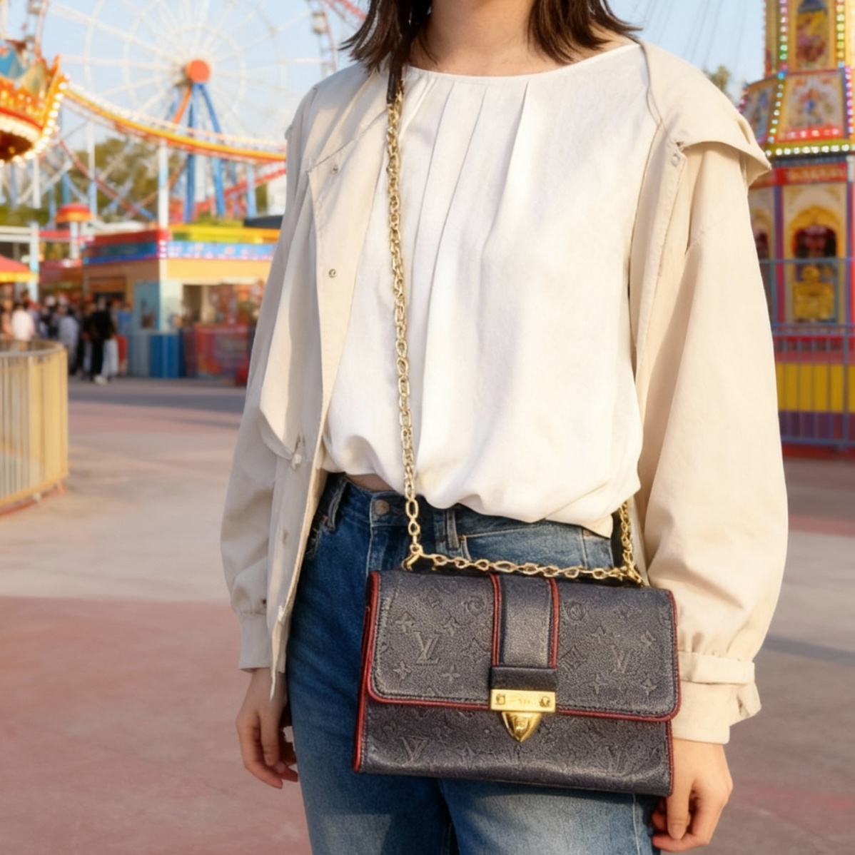 ルイ・ヴィトン　モノグラム　アンプラント　サン・シュルピス　PM　２WAY　ショルダーバッグ