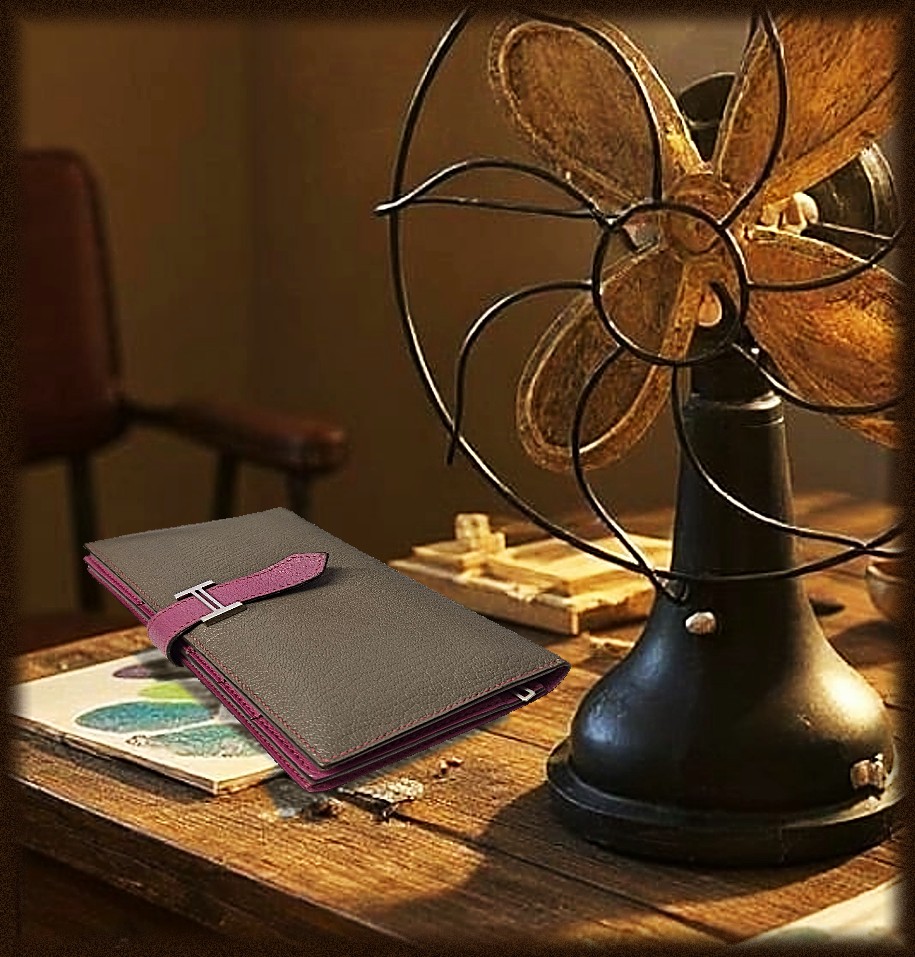 エルメス　ベアン　スフレ　二つ折り長財布